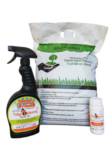 Hazır Set Sebze Meyve Çiçekler İçin 3 Kg Toz + 750 ML Çiçek Coşturan + 100 ML Sıvı Solucan Gübresi